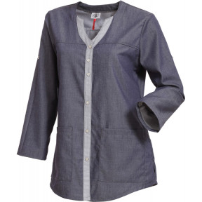 Damen-Tunika Lena mit wandelbaren Ärmeln Denim - Hasson