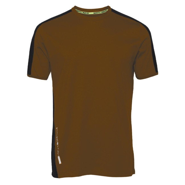 Tee-shirt à manches courtes pour homme Andy camel - North Ways