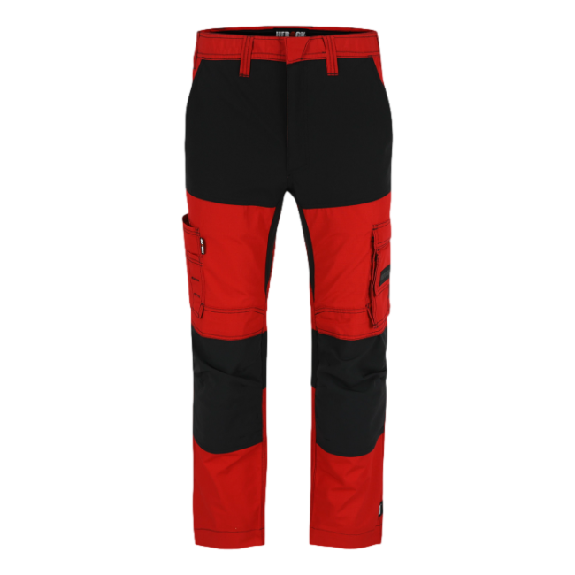 Arbeitshose mit vielen Taschen Hector Rot - Herock