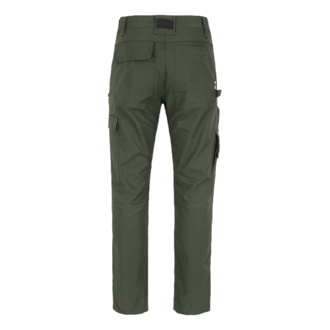 Stretch Torex Arbeitshose mit Multitaschen Dunkelkhaki - Herock