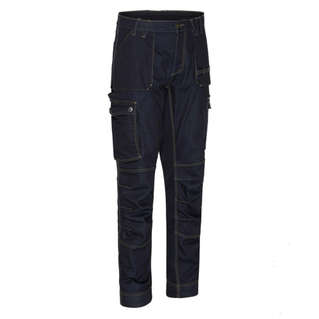 USAIN - SPODNIE WIELOKIESZENIOWE RAW JEAN