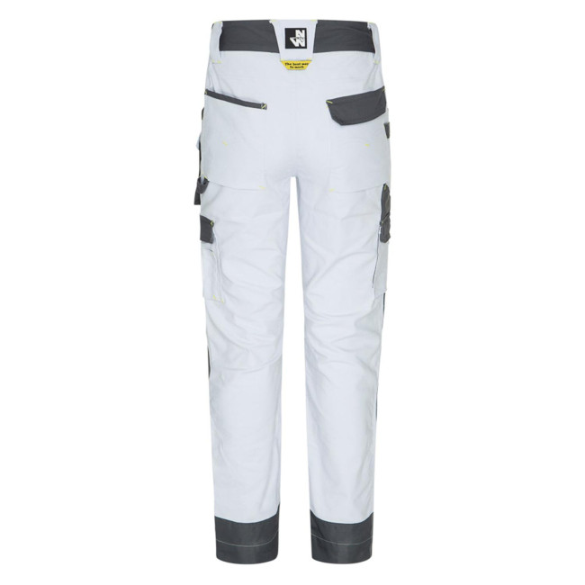 CARY - PANTALON DE TRAVAIL MULTIPOCHES BLANC