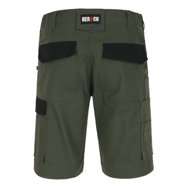 Bargo Shorts Dunkelkhaki und Schwarz - Herock