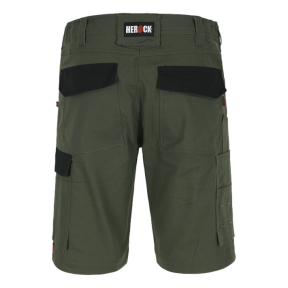 Bargo Shorts Dunkelkhaki und Schwarz - Herock