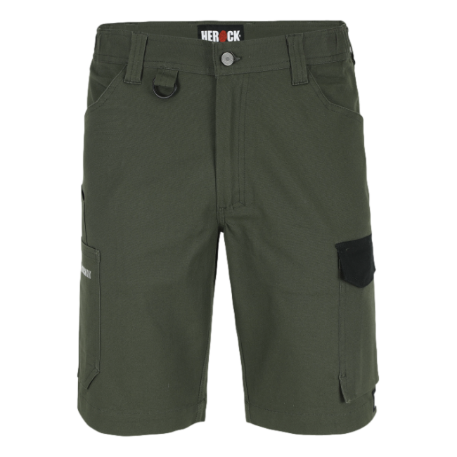 Bargo Shorts Dunkelkhaki und Schwarz - Herock