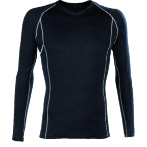 BODYWARMER T-shirt ML zwart, 95% sojavezels/5% elastaan, 220g/m² - COVERGUARD