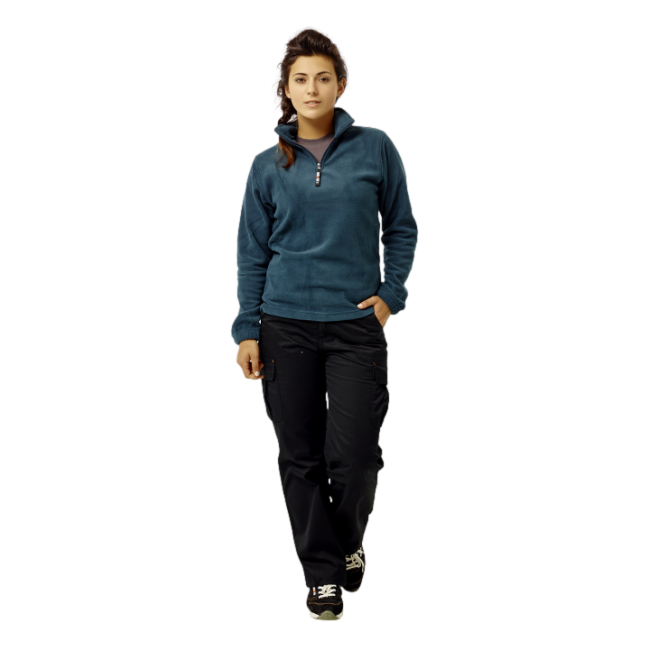 Fleece sweater dames Aurora Groen - Herock
