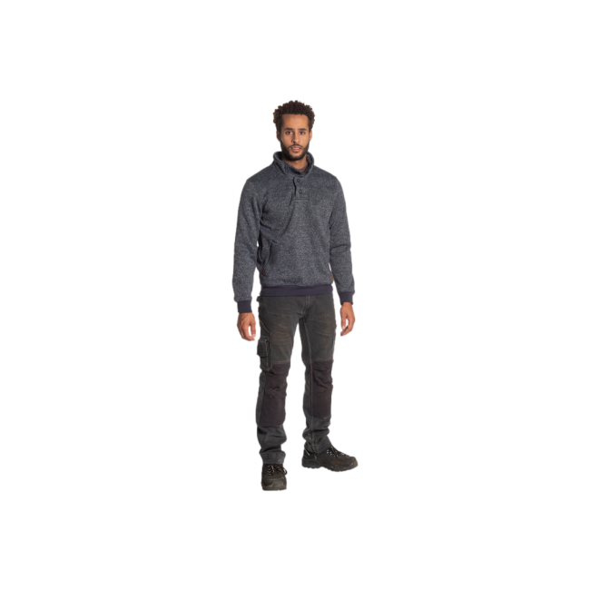 Sweat Verus gris chiné mélangé - Herock