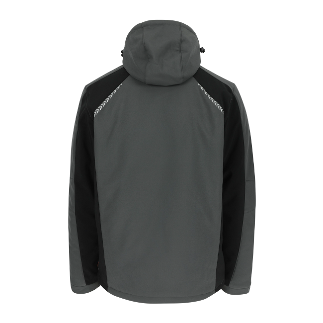 Kamizelka softshell wielokieszeniowa Taris szara/czarna - Herock