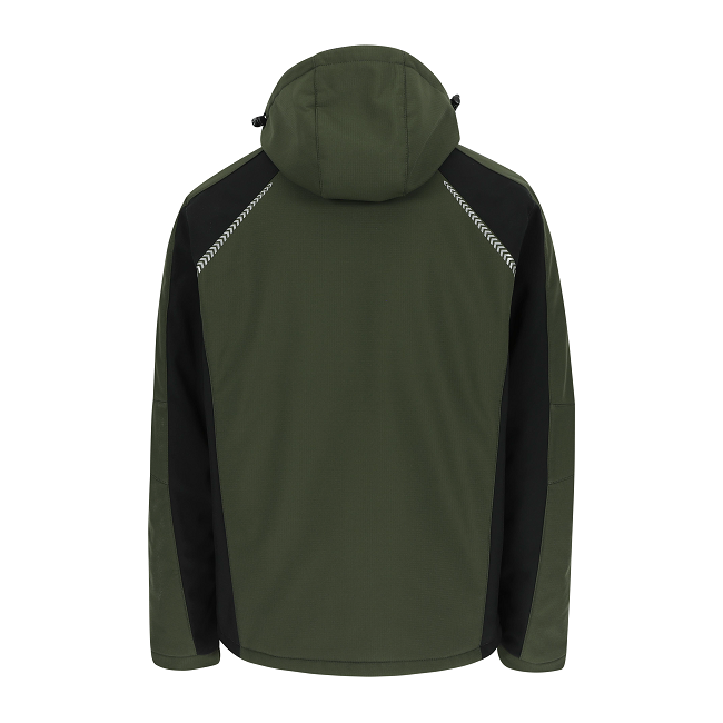 Veste softshell multipoches Taris kaki/noir - Herock