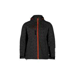 Kamizelka softshell Walder węglowa odblaskowa/czarna - Herock
