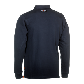 Arbeitspolo Troja langarm marineblau - Herock
