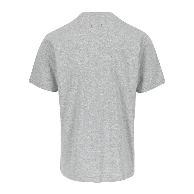 T-shirt met korte mouwen Eni lichtgrijs gemêleerd - Herock