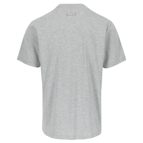 T-shirt z krótkimi rękawami Eni jasnoszary melanż - Herock