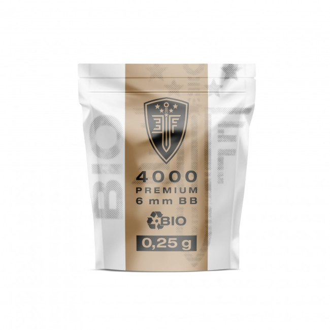 Billes BBS 6mm ELITEFORCE bio blanche 0.25g sachet x4000 - Umarex