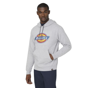 Sweat à capuche avec logo gris chiné - Dickies