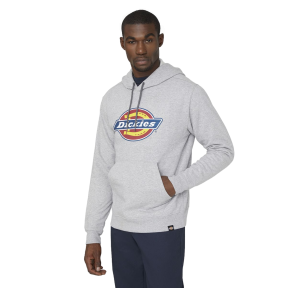 Sweat à capuche avec logo gris chiné - Dickies