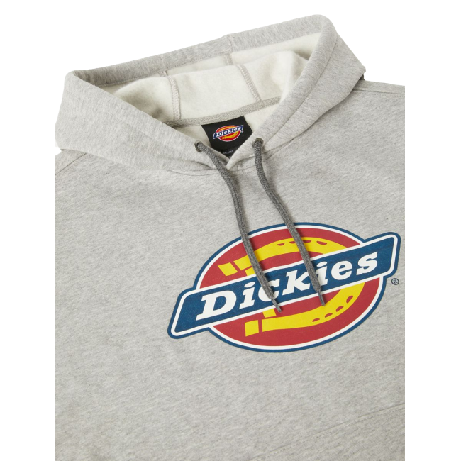 Sweat à capuche avec logo gris chiné - Dickies