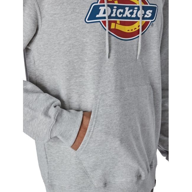 Bluza z kapturem z logo szary melanż - Dickies