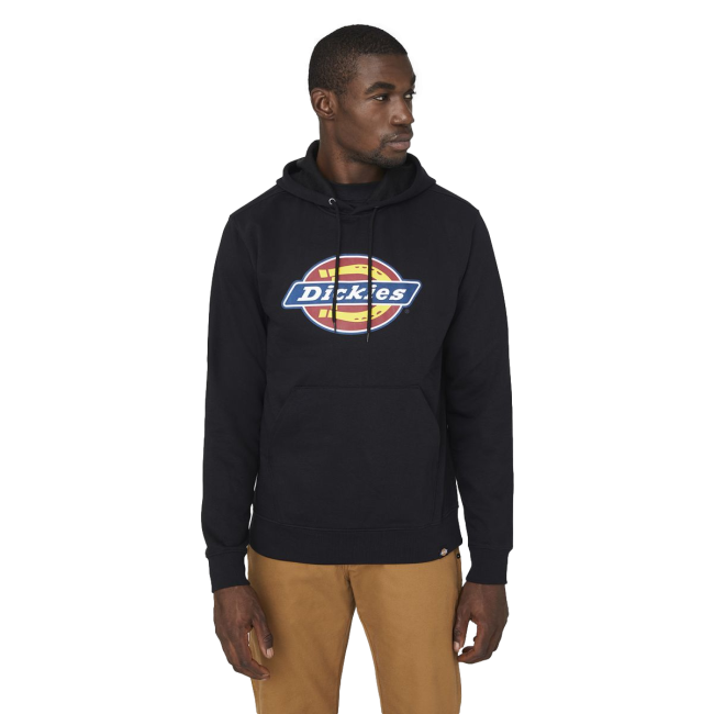 Schwarzer Kapuzenpullover mit Logo - Dickies