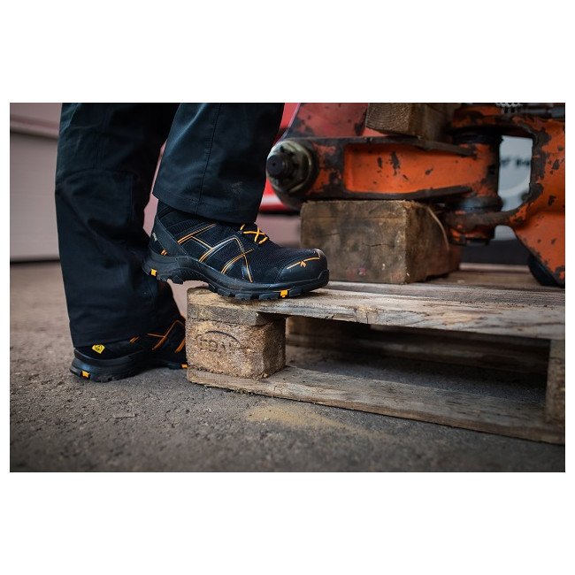 Sicherheitsschuhe Black Eagle Safety 40.1 mid S3 schwarz und orange - Haix