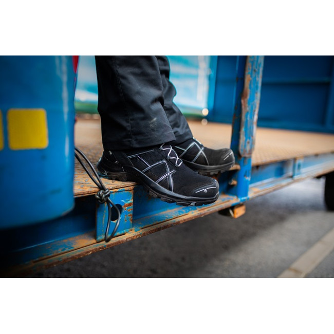 Buty bezpieczeństwa BLACK EAGLE Safety 40.1 mid/black-silver - Haix