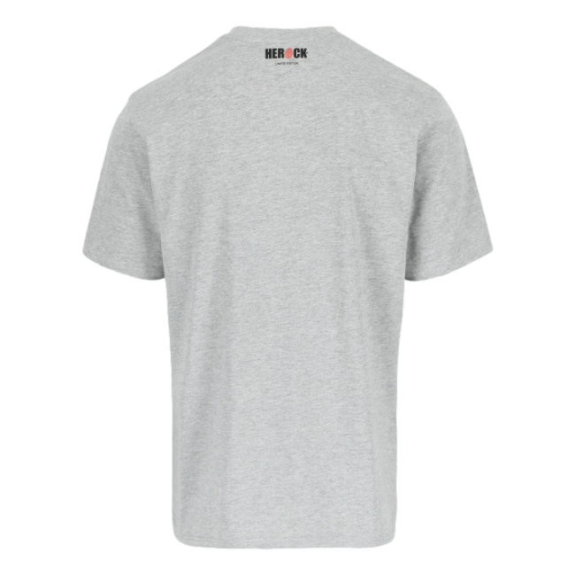 T-shirt korte mouwen Worker Lichtgrijs - Herock
