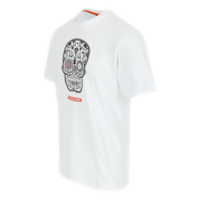 Kurzarm T-Shirt Skullo Weiß - Herock