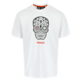 T-shirt z krótkimi rękawami Skullo Biały - Herock