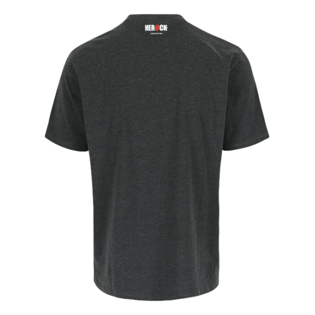 T-shirt korte mouwen Maximus Donkergrijs gemêleerd - Herock