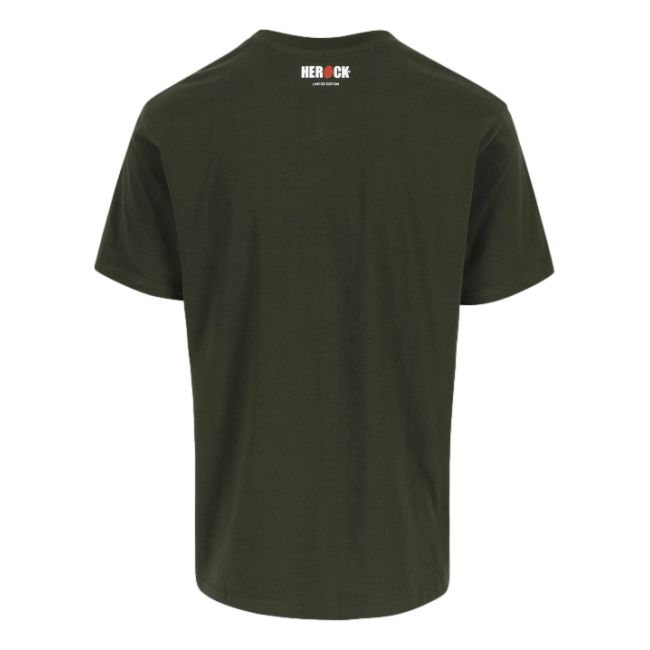 Kurzarm T-Shirt Barber Dunkelkhaki - Herock