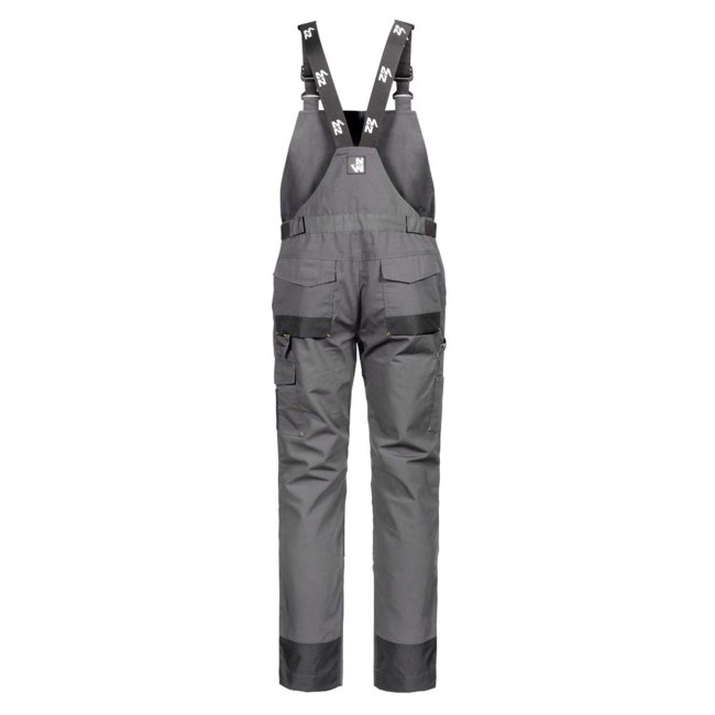 MEHRTASCHEN-ARBEITSLATZHOSE STAMPE GRAU UND SCHWARZ - North Ways