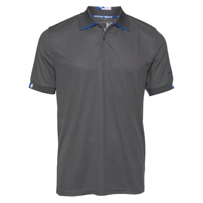 Polo de travail Beven gris/bleu - North Ways