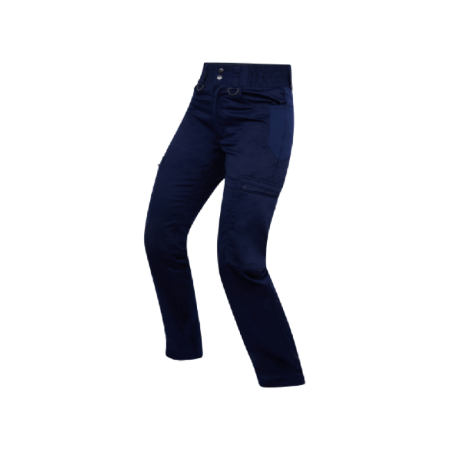 Marineblaue Matte Elasthan-Einsatzhose für Damen Delta - Force Series
