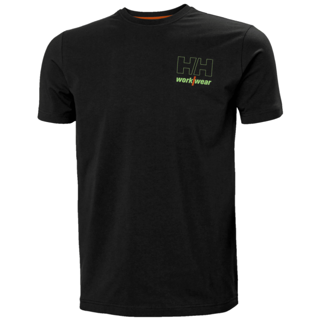T-shirt hhww graphic noir homme (992) - helly hansen workwear