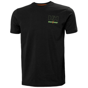 T-shirt hhww graphic noir homme (992) - helly hansen workwear