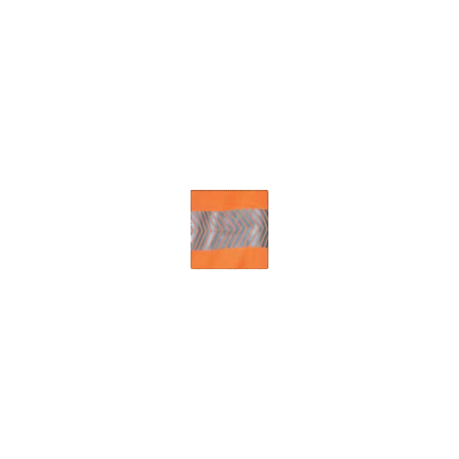 Hochsichtbare LED-Fleecejacke authentic Neonorange und marineblau - LMA