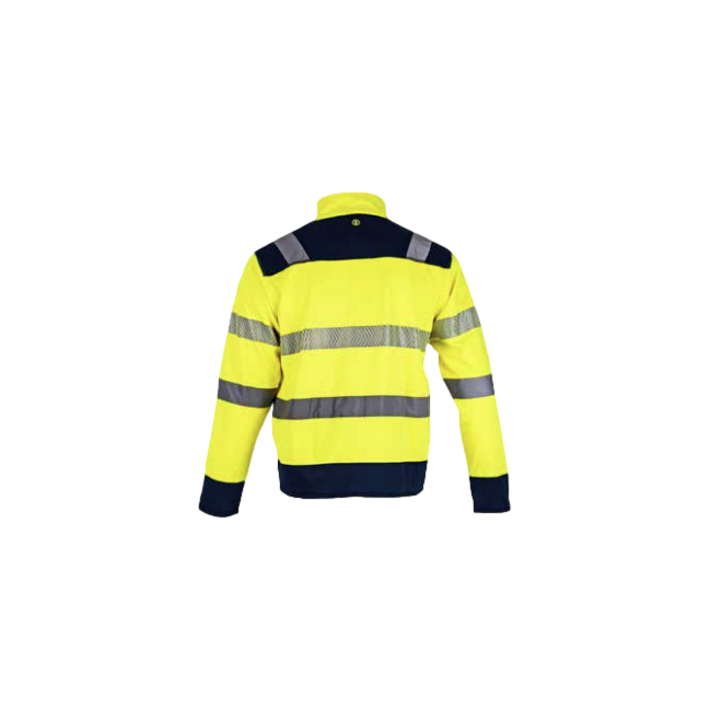 Veste polaire hv authentic flash Jaune fluo et marine - LMA