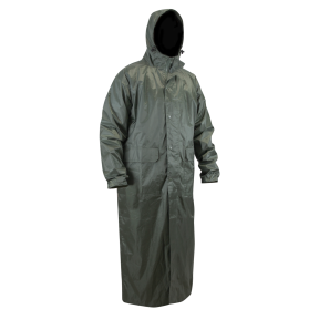 Lange soepele regenjas Blizzard Donkerkaki - LMA