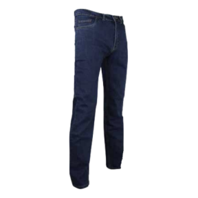 Jeansy Memphis suwak rozciągliwe 5 kieszeni Niebieski denim - LMA