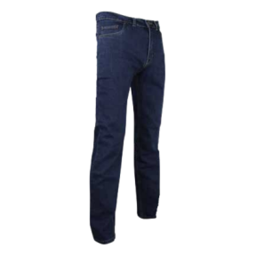 Jeansy Memphis suwak rozciągliwe 5 kieszeni Niebieski denim - LMA