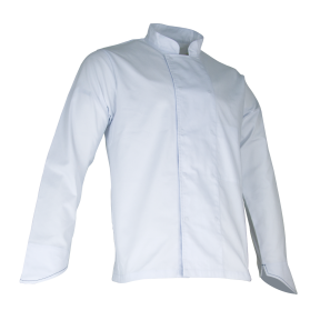 Veste de cuisine ml pressions cachées Courgette Blanc - LMA
