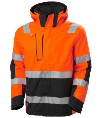 alna 2.0 shell jacket orange mens - helly hansen workwear