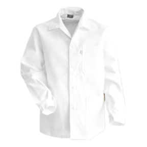 Veste boutonnée Peintre rouleau Blanc - LMA