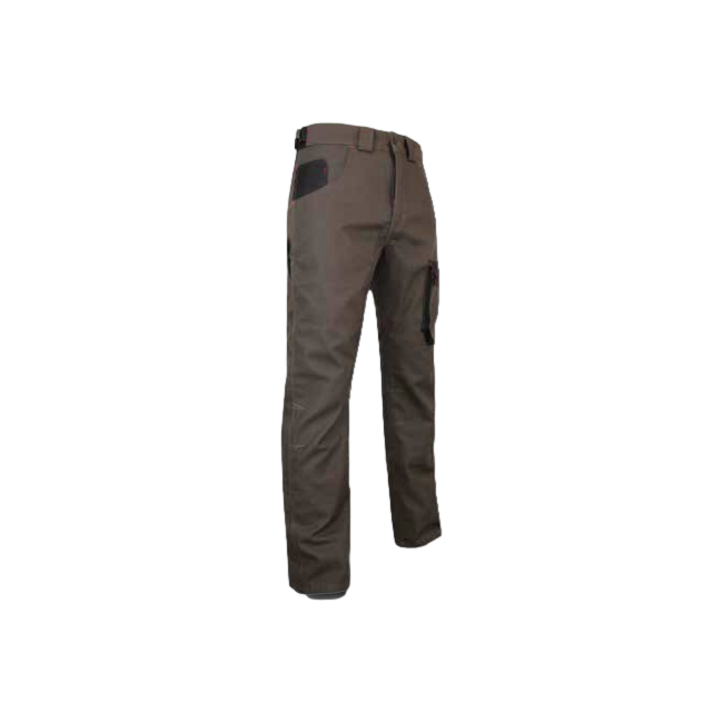 Pantalon bicolore paysagiste Terreau Taupe et noir - LMA