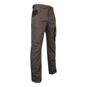 Tweekleurige tuinbouwbroek Terreau Taupe en zwart - LMA