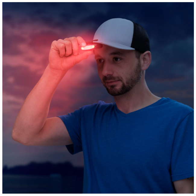 Ładowalna lampa hands-free Radiant® 170 czarna - Nite Ize