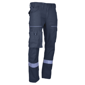 Pantalon homme multipoches Élévateur Bleu nuit - LMA