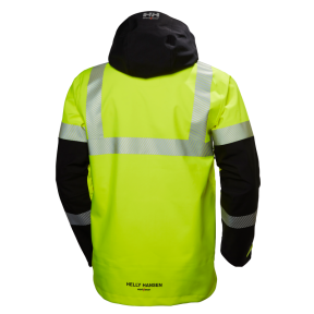 Veste shell imperméable 3 Couches Hi Vis Icu jaune - Helly Hansen
