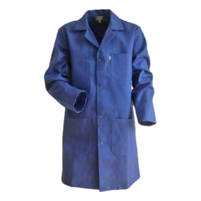 Druckknopf-Kittel Limeur Blau - LMA